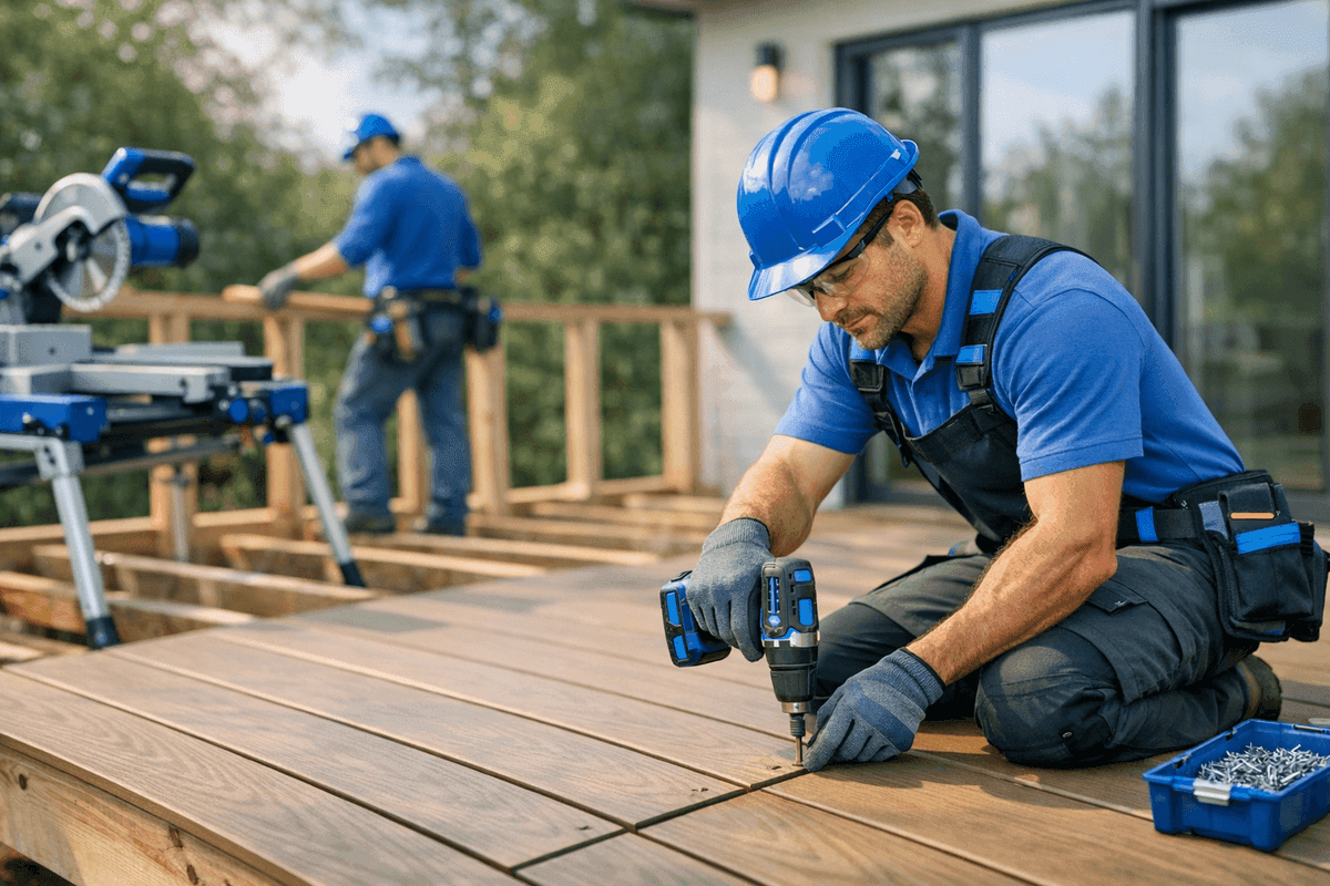 Decking service by Baton Rouge Roofing