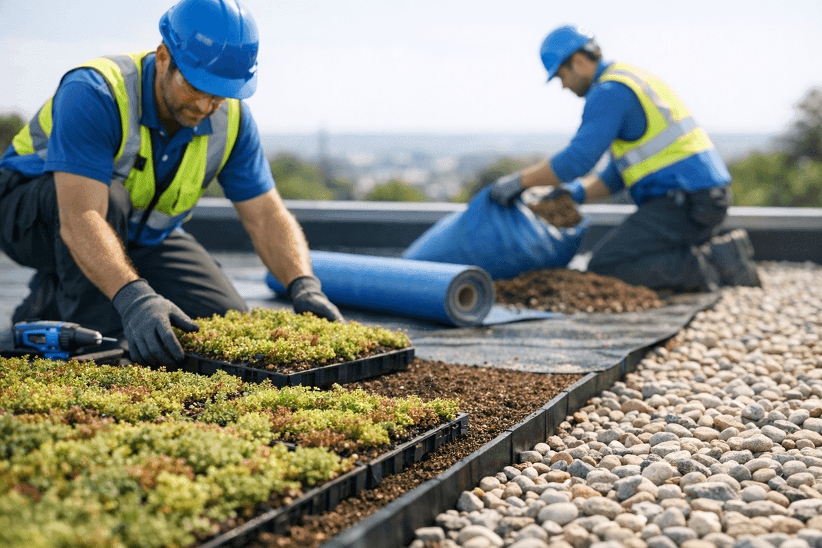 Green Roof Systems service by Baton Rouge Roofing