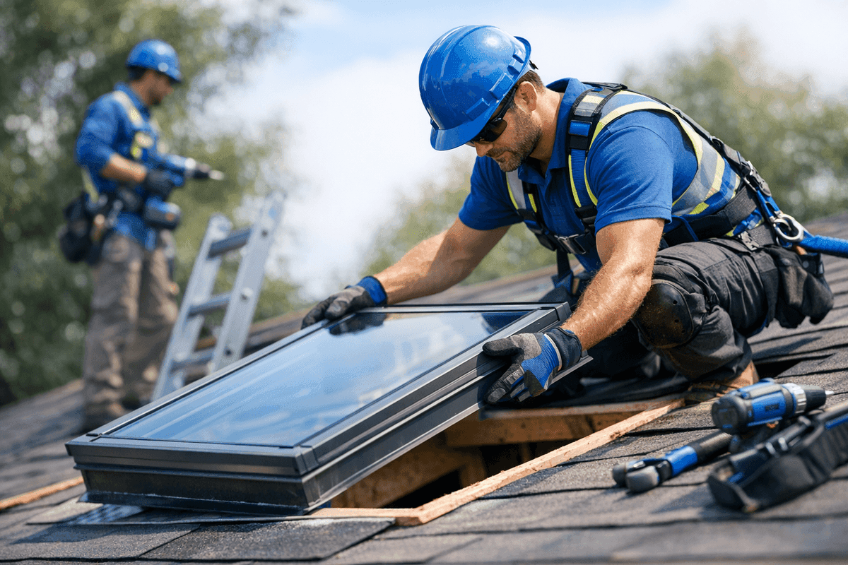 Skylight Installation service by Baton Rouge Roofing