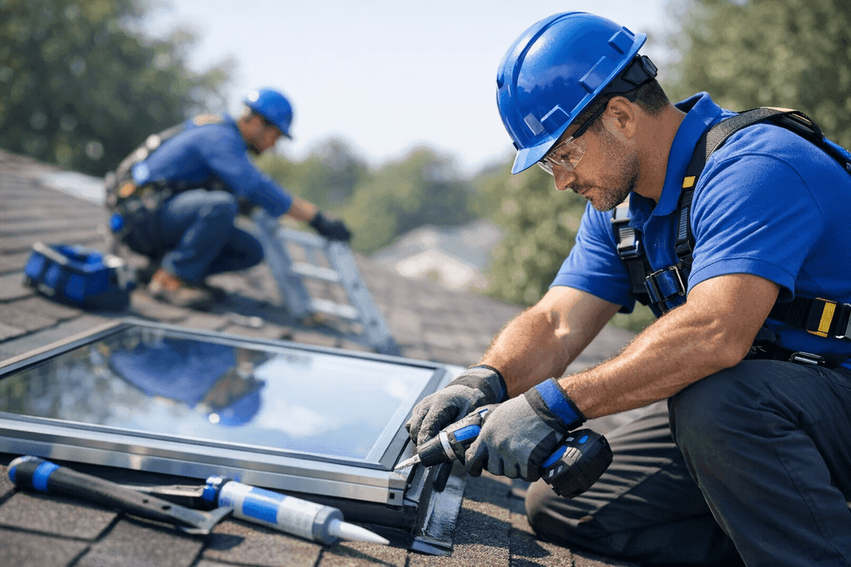 Skylight Repair service by Baton Rouge Roofing