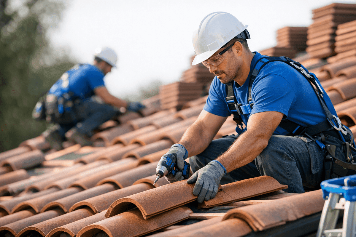 Tile Roofing service by Baton Rouge Roofing