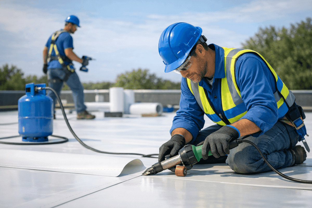 TPO Roofing service by Baton Rouge Roofing